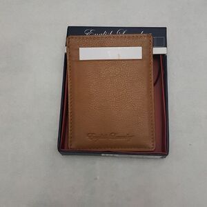 English Laundry Money Clip Slim Card Case New